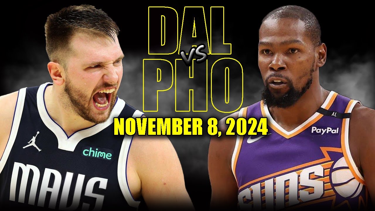 Dallas Mavericks vs Phoenix Suns Full Game Highlights - November 8, 2024 | 2024-25 NBA Season