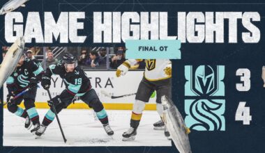 Seattle Kraken vs. Vegas Golden Knights | 11/08 Game Highlights