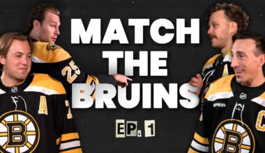 Bruins Compete In Ultimate Teammate Trivia Challenge | Match the Bruins Ep. 1