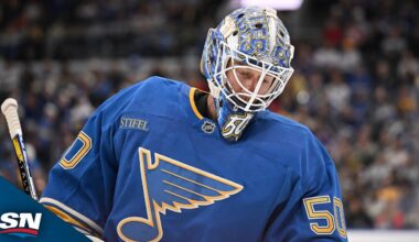 St. Louis Blues’ Jordan Binnington Turns Near Blunder Into Miraculous Save
