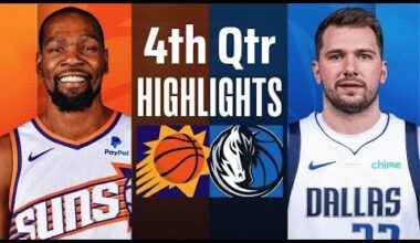 Phoenix Suns vs. Dallas Mavericks 4th QTR Full Highlights - Nov 8 - 2024 NBA Highlights