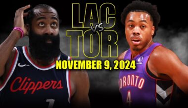 Los Angeles Clippers vs Toronto Raptors Full Game Highlights - November 9, 2024 | 2024-25 NBA Season