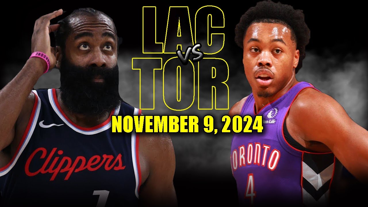 Los Angeles Clippers vs Toronto Raptors Full Game Highlights - November 9, 2024 | 2024-25 NBA Season