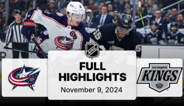 NHL Highlights | Blue Jackets vs. Kings - November 9, 2024
