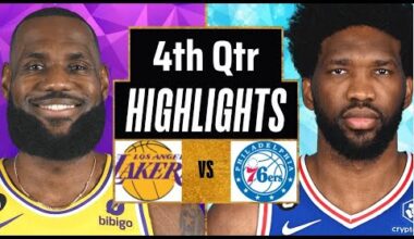 Los Angeles Lakers vs. Philadelphia 76ers 4th QTR Full Highlights - Nov 8 - 2024 NBA Highlights