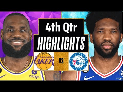 Los Angeles Lakers vs. Philadelphia 76ers 4th QTR Full Highlights - Nov 8 - 2024 NBA Highlights