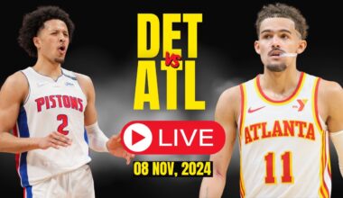 🔴 Live : Atlanta Hawks VS Detroit Pistons  | 8 November 2024 Scoreboard | Live Score NBA