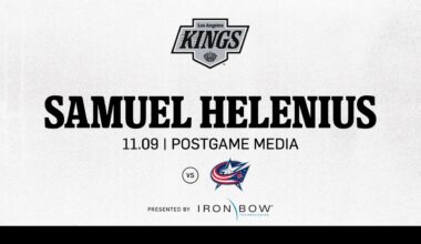 Forward Samuel Helenius | 11.09 LA Kings beat Columbus Blue Jackets in Los Angeles