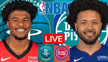 LIVE: HOUSTON ROCKETS vs DETROIT PISTONS | NBA | PLAY BY PLAY | SCOREBOARD