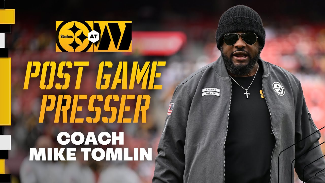Coach Mike Tomlin Postgame Press Conference (Week 10 at Commanders) | Pittsburgh Steelers