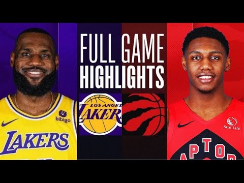 Los Angeles Lakers vs. Toronto Raptors Full Game Highlights | 2024 NBA Highlights