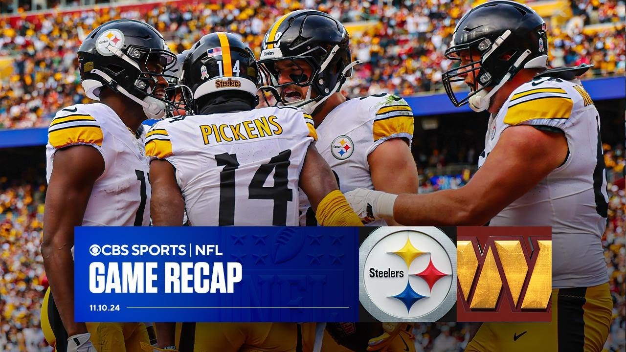Steelers STEAL the victory LATE vs Commanders | Game Recap