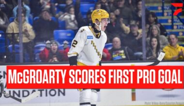 Pittsburgh Penguins Prospect Rutger McGroarty Picks Up First Professional Goal