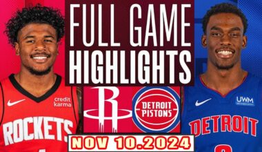 Detroit Pistons Vs Houston Rockets FULL GAME Highlights Nov 10,2024 NBA Season