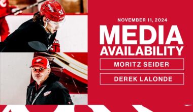 Moritz Seider, Derek Lalonde Media Availability | Nov. 11, 2024