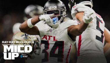 Ray-Ray McCloud III mic'd up against the New Orleans Saints | Atlanta Falcons