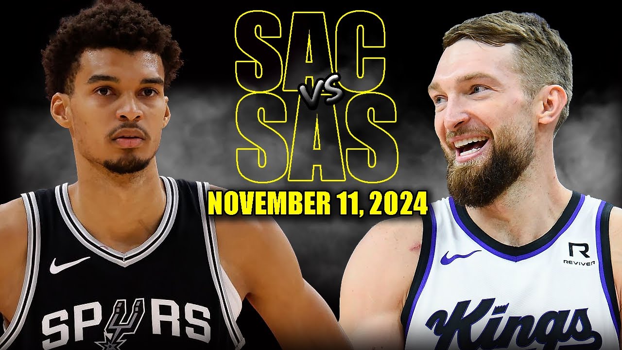 Sacramento Kings vs San Antonio Spurs Full Game Highlights - November 11, 2024 | 2024-25 NBA Season