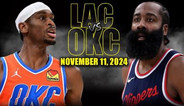 Los Angeles Clippers vs Oklahoma City Thunder Full Game Highlights - November | 2024-25 NBA Season