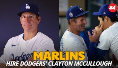 "Marlins Hire Dodgers' Clayton McCullough as New Manager | MLB Coaching Shakeup"