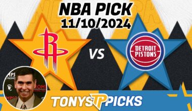 Houston Rockets vs. Detroit Pistons Pick 11/10/24 NBA Pick to Wager