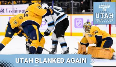 Utah Hockey Club Blanked Again! 4-0 Preds Loss Reax - Where Has The Offense Gone? Plus Jersey Alert!
