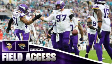 Vikings vs. Jaguars Week 10 Field Access
