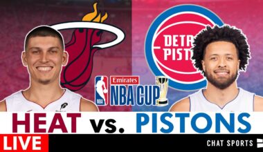 Heat vs. Pistons Live Streaming Scoreboard, Play-By-Play, Highlights | NBA Cup League Pass Stream