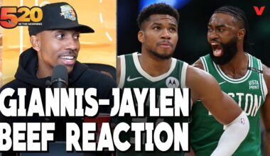 Jeff Teague REACTS to Jaylen Brown calling Giannis Antetokounmpo a CHILD after fake handshake