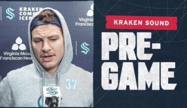 Pregame Sound | Yanni Gourde & Coach Bylsma | November 12, 2024