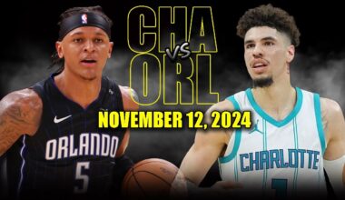 Charlotte Hornets vs Orlando Magic Full Game Highlights - November 12, 2024 | 2024-25 NBA Season