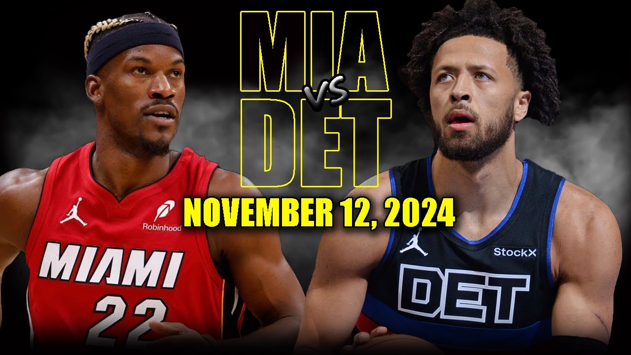 Miami Heat vs Detroit Pistons Full Game Highlights - November 12, 2024 | 2024-25 NBA Season