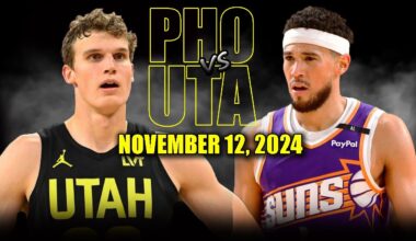 Phoenix Suns vs Utah Jazz Full Game Highlights - November 12, 2024 | 2024-25 NBA Season
