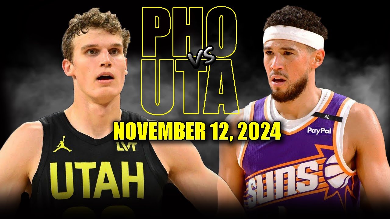 Phoenix Suns vs Utah Jazz Full Game Highlights - November 12, 2024 | 2024-25 NBA Season