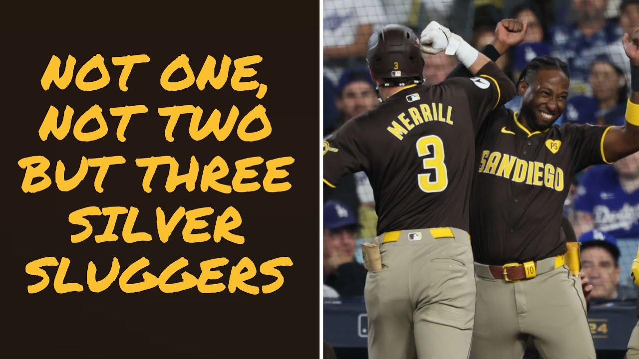 Padres have three Silver Slugger winners