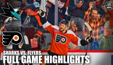 San Jose Sharks vs. Philadelphia Flyers | Full Game Highlights | ESPN NHL