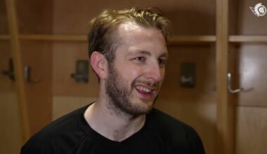 Noah Gregor, Linus Ullmark, Tim Stützle, Travis Green Postgame Media vs TOR