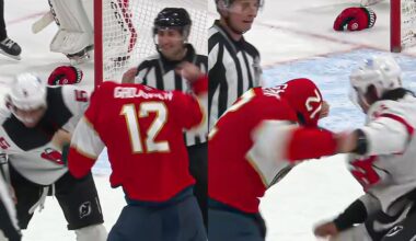 Gadjovich wins fight without being able to see! 👀😤