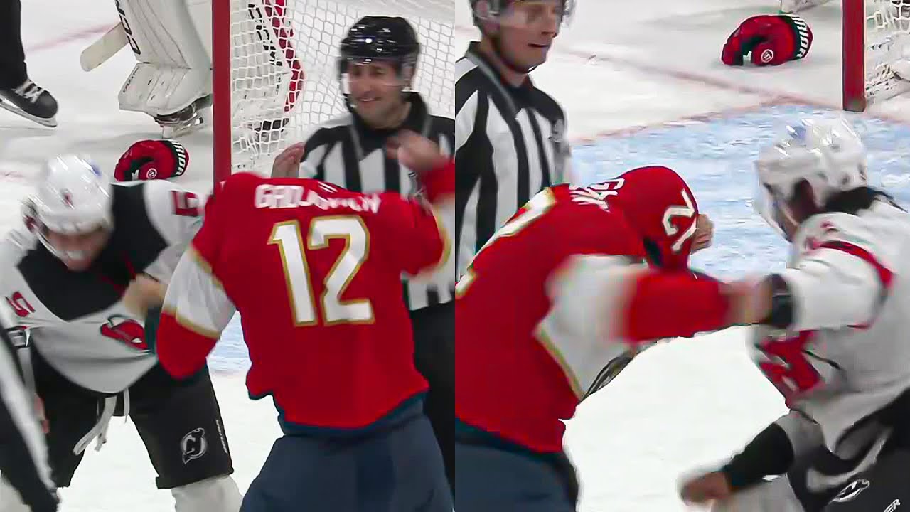 Gadjovich wins fight without being able to see! 👀😤