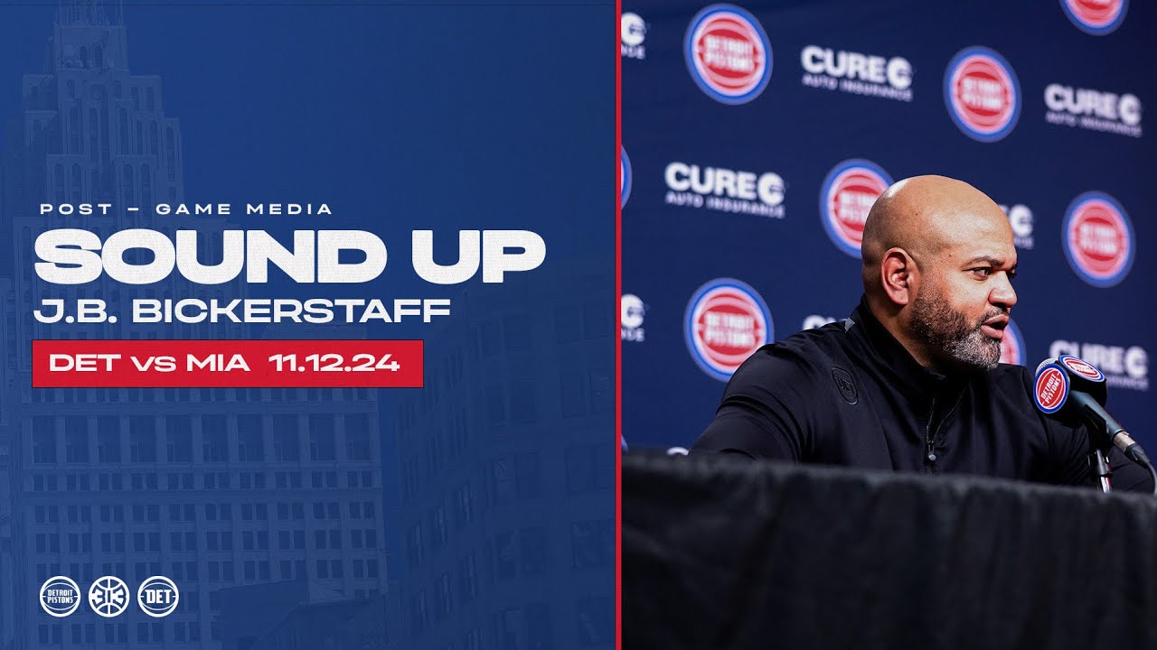 Post-Game Press Conference: JB Bickerstaff | Pistons vs Heat | 11.12.24