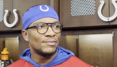 Indianapolis Colts' Anthony Richardson Reacts to Being Re-Named the Starter