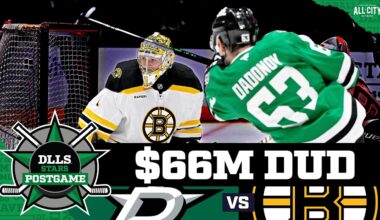 Dallas Stars embarrass Jeremy Swayman, Boston Bruins 7-2 | STARS POSTGAME