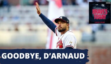 Catcher Travis d'Arnaud Leaves Atlanta to Sign With Los Angeles Angels | Atlanta Braves Podcast