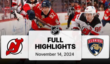 NHL Highlights | Devils vs. Panthers - November 14, 2024