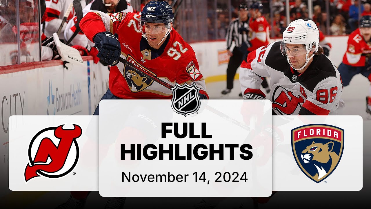 NHL Highlights | Devils vs. Panthers - November 14, 2024