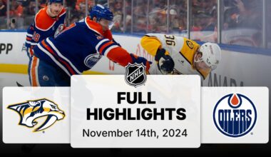 NHL Highlights | Predators vs. Oilers | November 14, 2024