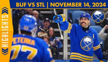 Rasmus Dahlin Scores Overtime Winner In 4-3 Win Over St. Louis Blues | Buffalo Sabres Highlights