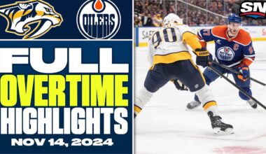 Nashville Predators at Edmonton Oilers | FULL Overtime Highlights - November 14, 2024