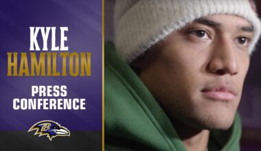Kyle Hamilton on His Ankle Injury | Baltimore Ravens