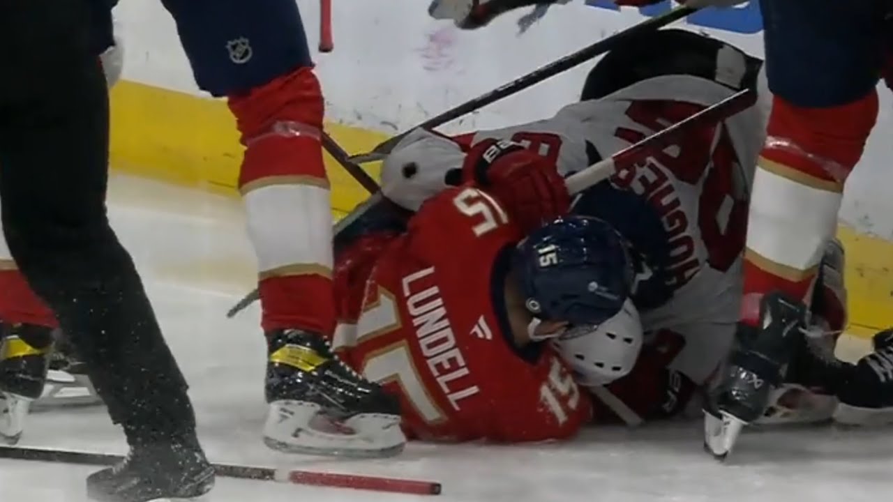 Jack Hughes 🚫Unsportsmanlike🚫 Conduct Against Anton Lundell