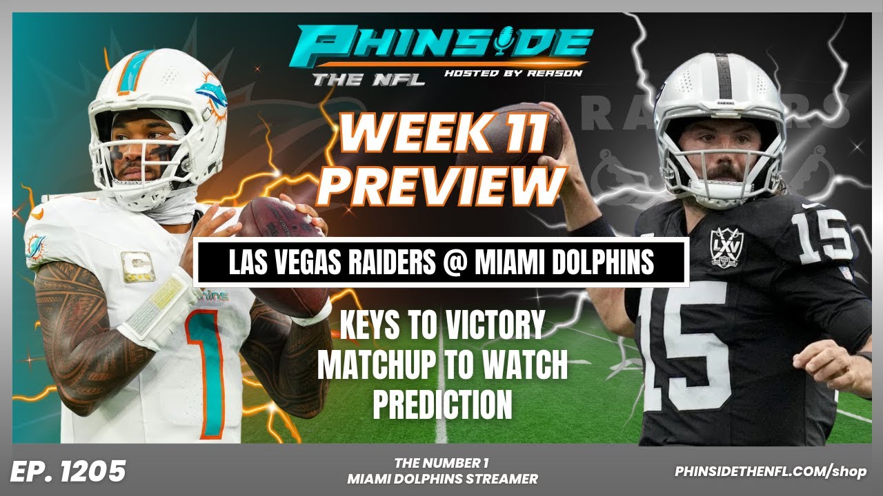 Injuries Pile Up For Miami Dolphins Before Facing Las Vegas Raiders!